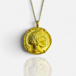 Athena Coin Pendant - Sterling Silver 925 Athena Coin Pendant - Sterling Silver 925
